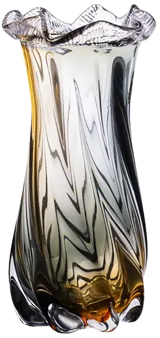 Ваза Yiwu Lilly 30 см желто-серый (HP-9-10)